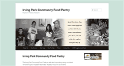 Desktop Screenshot of irvingparkfoodpantry.com